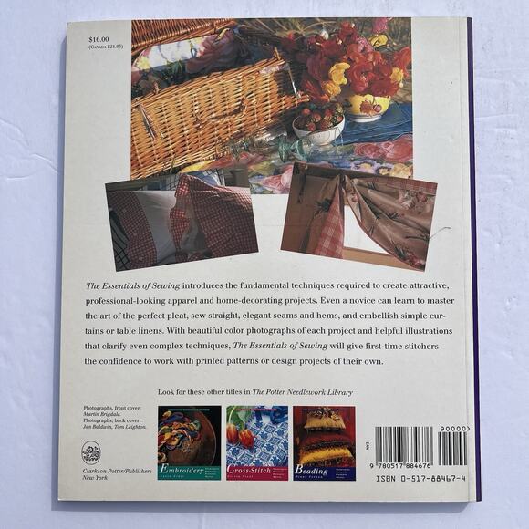 Vintage Potter Needlework Library Essentials of Sewing Sue Thompson 95 Paperback - Picture 7 of 8